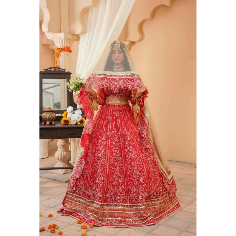 Singhaar embroidered 3-piece bridal set